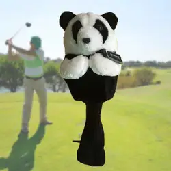 Удочка для гольфа, декоративный мягкий защитный рукав, панда, форма, Клубная Крышка для головы, клюшка для спорта на открытом воздухе
