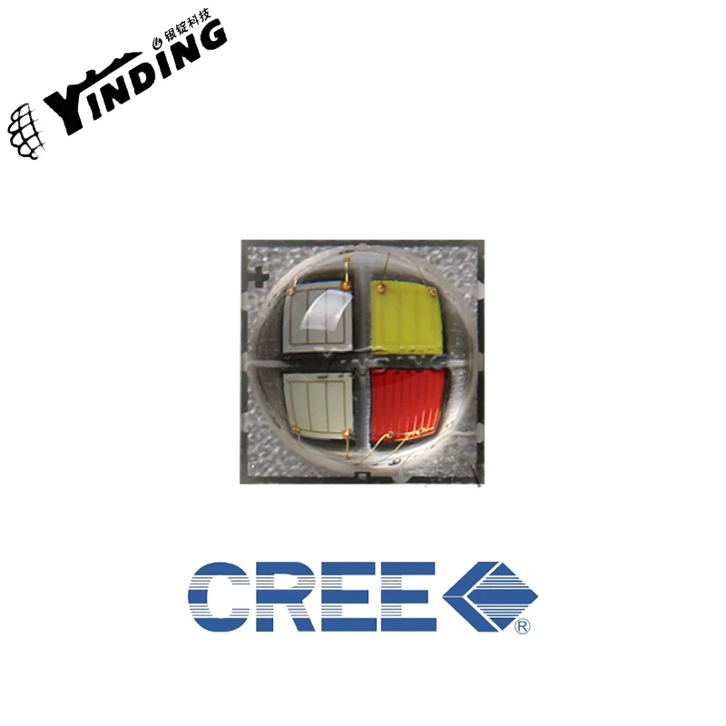 5pcs Cree XLamp XML XM-L RGBW 10W high power led lamp beads 5050 4 chip Projection stage lights light source weld 20mm PCB | Лампы и