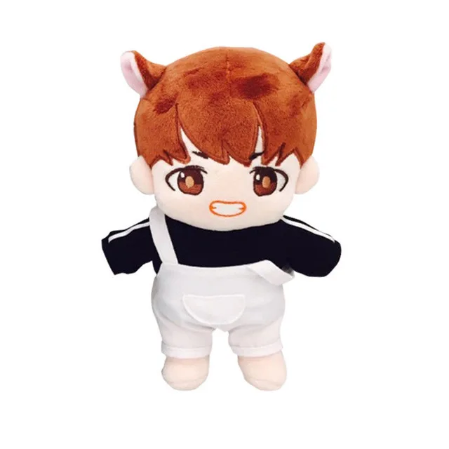 Корея Kawaii Плюшевые Куклы Игрушка мягкая кукла с одеждой милые PP хлопок мягкие куклы Коллекция поклонников подарок игрушки для детей день рождения - Цвет: TaeHyung