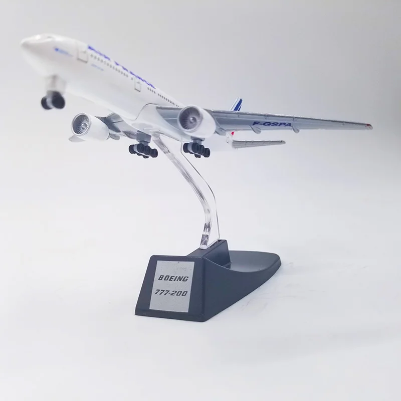 13 см 1/400 масштаб Франция авиалиний Боинг B777 модель воздушного самолета литые игрушки из пластикового сплава дети самолет подарок дисплей шоу