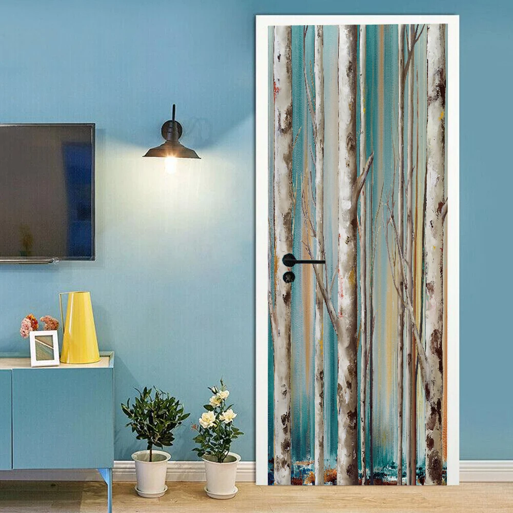 Acquista Adesivi per porte tigre creativa 3D Marmo Linee astratte semplici Fiori Carta da parati per soggiorno Decorazioni per la casa Camera da letto Decalcomanie d'arte in Italia a partire da 6.27