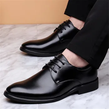 

New style men's leather shoes British business trend dress casual men's shoes zapatos de hombre mens dress shoes loafers for men