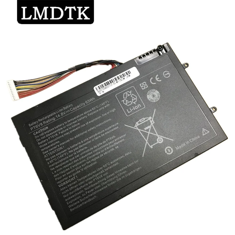 Аккумуляторная батарея LMDTK P06T T7YJR PT6V8 для ноутбука Dell Alienware M11x M14x R1 R2 R3 08P6X6 8P6X6 |