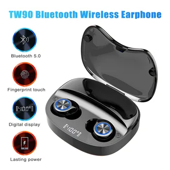 

TWS Bluetooth 5.0 Earphones 2000mAh Charging Box Wireless Headphone 9D Stereo Sports Waterproof Earbuds Headsets With Microphone