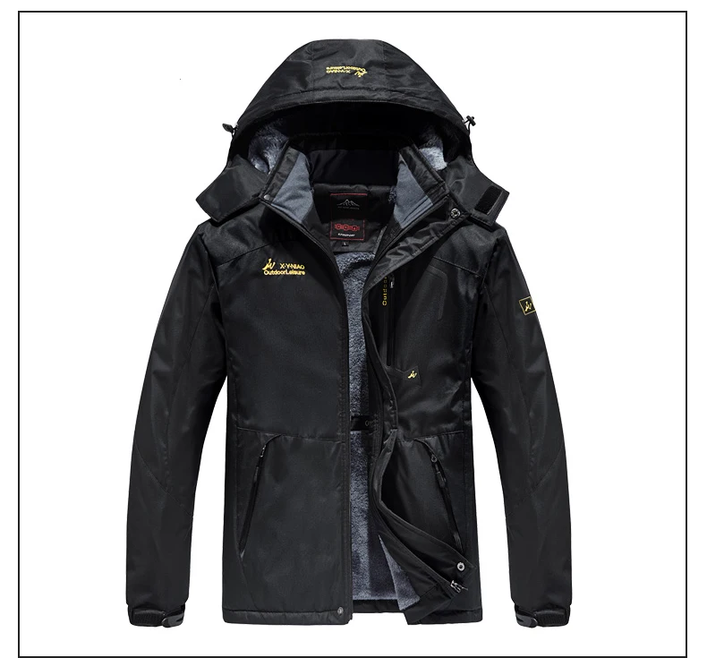 MANLI2019 Новые Зимние флисовые термальные куртки для ходьбы на открытом воздухе водонепроницаемые ветрозащитные спортивные куртки мужские альпинистские пальто больших размеров 8XL