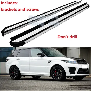 

New pair for Land Rover Range Rover Sport 2014 2015 2016 2017 2018 2019 2020 running board side step Nerf bar good quality