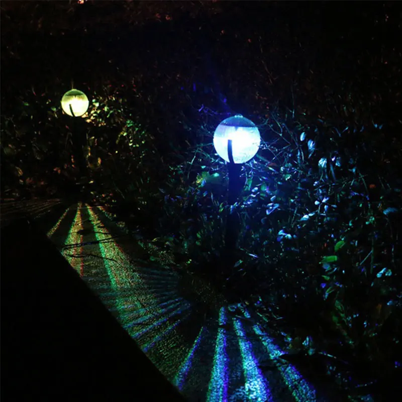 100 мА IP65 7 цветов режим солнечной энергии похороненный светильник наземная лампа-диск светильник s домашний открытый водосточный экологически чистый садовый настил