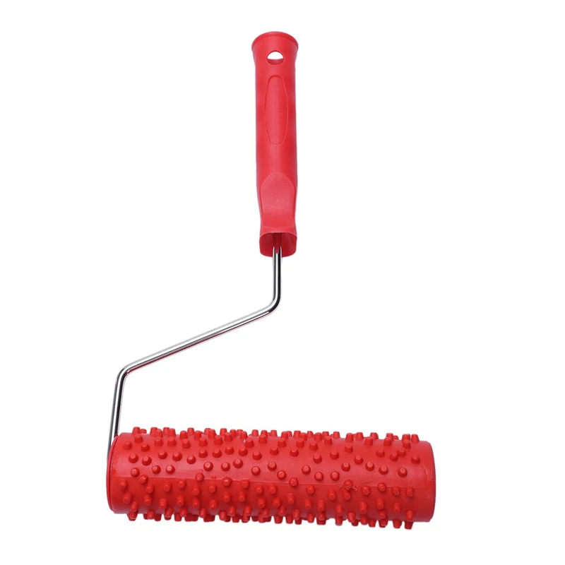 7Inch Embossed Raindrop Painting Roller With Plastic Handle For Wall Decoration | Дом и сад