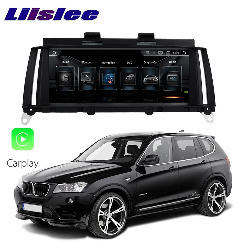 Автомагнитола LiisLee с GPS аудио hi fi стерео для BMW X3 F25 2013 ~ 2017 оригинальная навигация NBT
