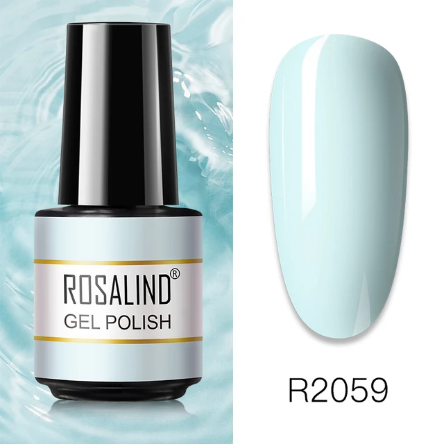 ROSALIND Primer Top Base Coat 7ML Gel Nail Polish For Manicure Long Lasting Nail Art Salon Gel Varnish UV LED Color Gel Polish RAR2059