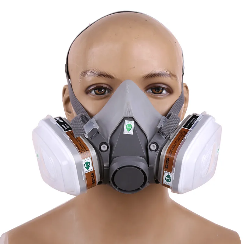 

Kai run 6200 Gas Mask Paint Spraying for Industrial Dustproof Activated Carbon Protective Mask Chemical Large Amount Preferentia