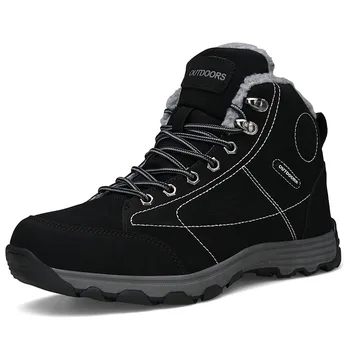 

Men Safety Shoes with fashion Shoe Comfortable Work Boots with male Waterproof Winter fashion Sneakers Work Shoes