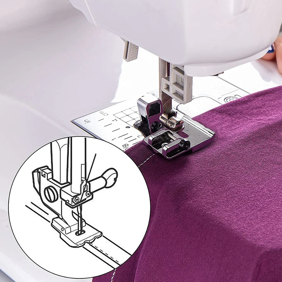 Piedino Per Cerniera Invisibile PCS Piedino Per Macchina Da Cucire, Set Di Piedini Per Macchina Da Piedini Macchina Da Cucire Singer - Foto 8