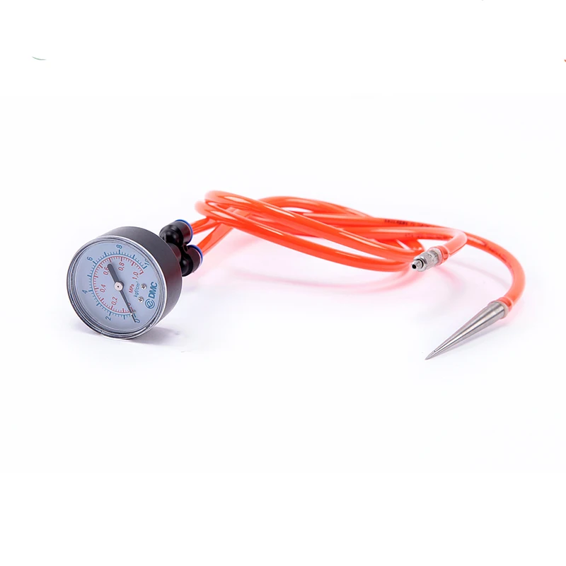 

Test needle with manometer To test quality of welding seams