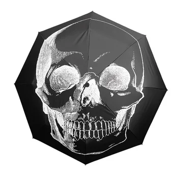 

Creative Windproof Travel Umbrella Compact Durable Strong Pattern Shantou Print 3 Folding Umbrellas Rain Women For Men Gift