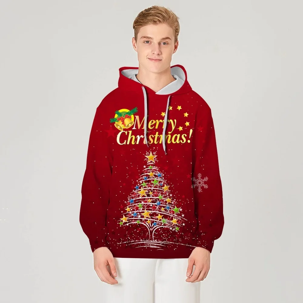 

Christmas hoodie streetwear man hoodies hoodies men lounge wear fashion hoodie men Hooded 3D tracksuit men cosplay Christmas2020