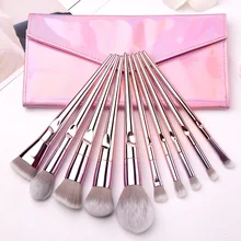 SANIYE New Hot Sale Makeup Brush Pink Metal Handle Soft Facial Brush Powder Brush brochas de maquillaje de alta calidad  B1311