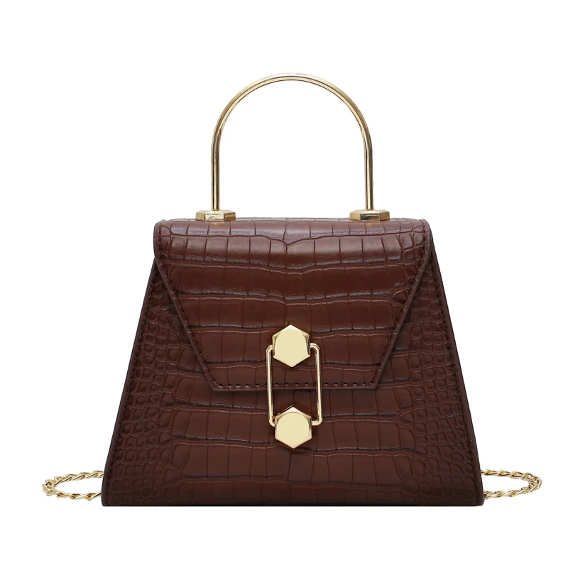 

LANZHIXIN Pattern PU Leather Crossbody Bags For Women 2020 Small Totes With Metal Handle Lady Shoulder Messenger Bag Handbags