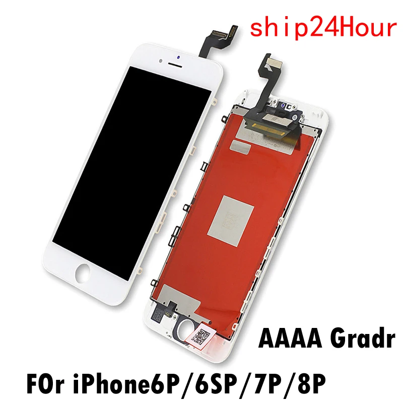 ЖК экран AAAA для iPhone 7 7Plus 8 8Plus сенсорный с 3D усилением дигитайзер в сборе дисплей