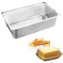 Держатель для масла из нержавеющей стали утолщенный квадратный пищевой контейнер для мяса овощей
