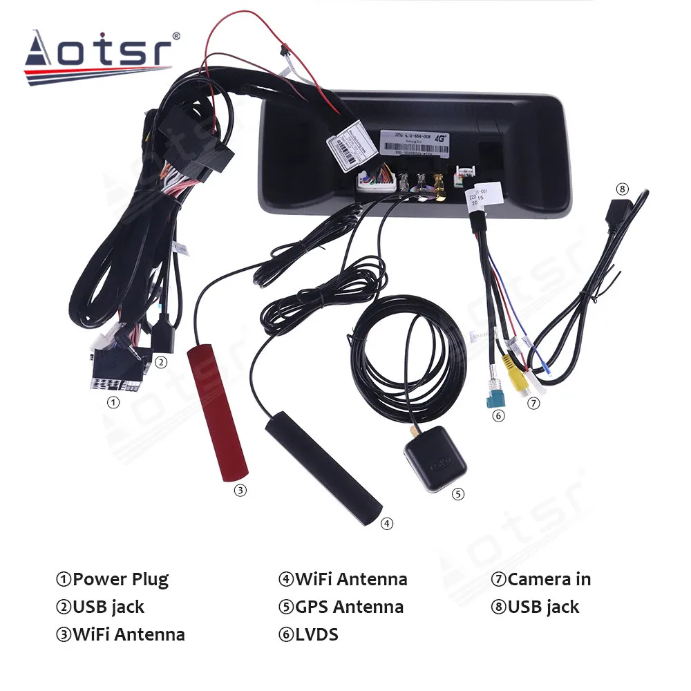 Radio con GPS para coche, reproductor con Android 12, Qualcomm, ocho  núcleos, pantalla táctil antideslumbrante, para Mercedes Benz Clase C, W204,  2008-2014 - AliExpress