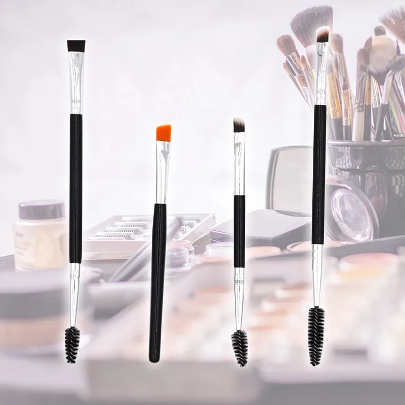 Duals Sided Multipurpose Brow Brush Eyebrow Eye Shadow Nose Makeup New Fashion Women Girl Ladies J3 | Красота и здоровье