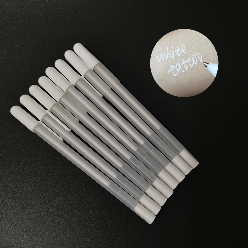 

New White Eyebrow Marker Pen Tattoo Accessories Microblading Tattoo Surgical Skin Marker Pen for Permanent Make up Supplies