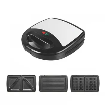 

3-in-1 sandwich maker multi-function waffle maker heating electric baking pan steak machine Panini breakfast machine