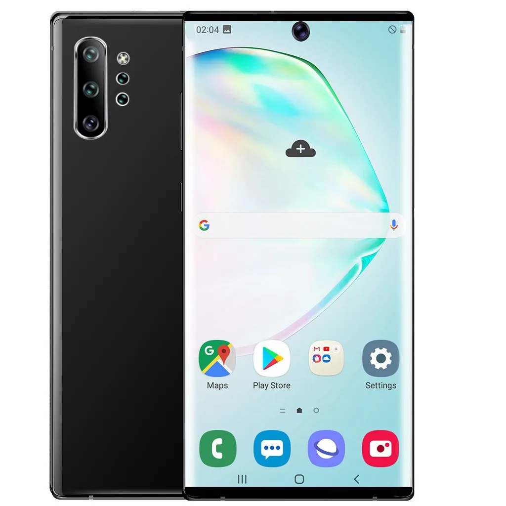 Смартфон с 6 8 дюймовым дисплеем процессором NOTE10 ОЗУ 2 Гб ПЗУ 16 Android 9 1 3G|Смарт-часы| |