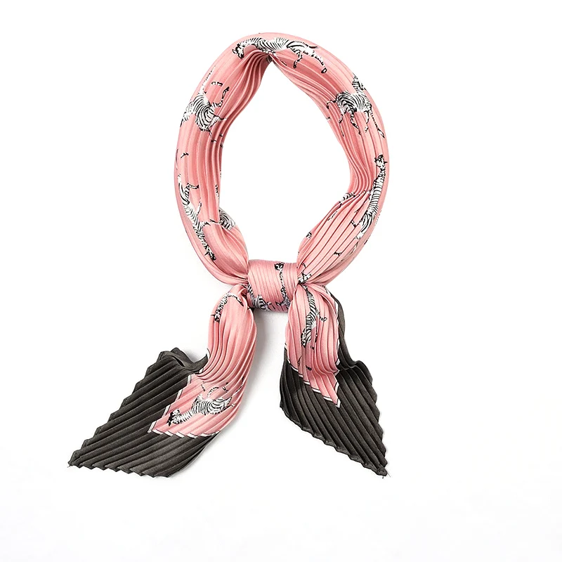 

Designer Brand Women Silk Small Neck Scarves Retro Satin Square Sexy Scarf Bandana Neckerchief Neck Tie Headwraps 70*70CM