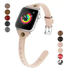 Часы из воловьей кожи, Сменный ремень, модный браслет, наручные часы на кожаном ремешке, ремешок на запястье для Apple Watch Series 5 4 3 2 iWatch