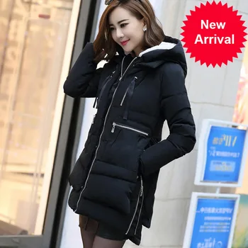 

Jacket Hot Winter Women Long Warm Parka 2020 New Thick Jacket Overcoat Winter Coat Women Slim Hooded Coats M-5XL