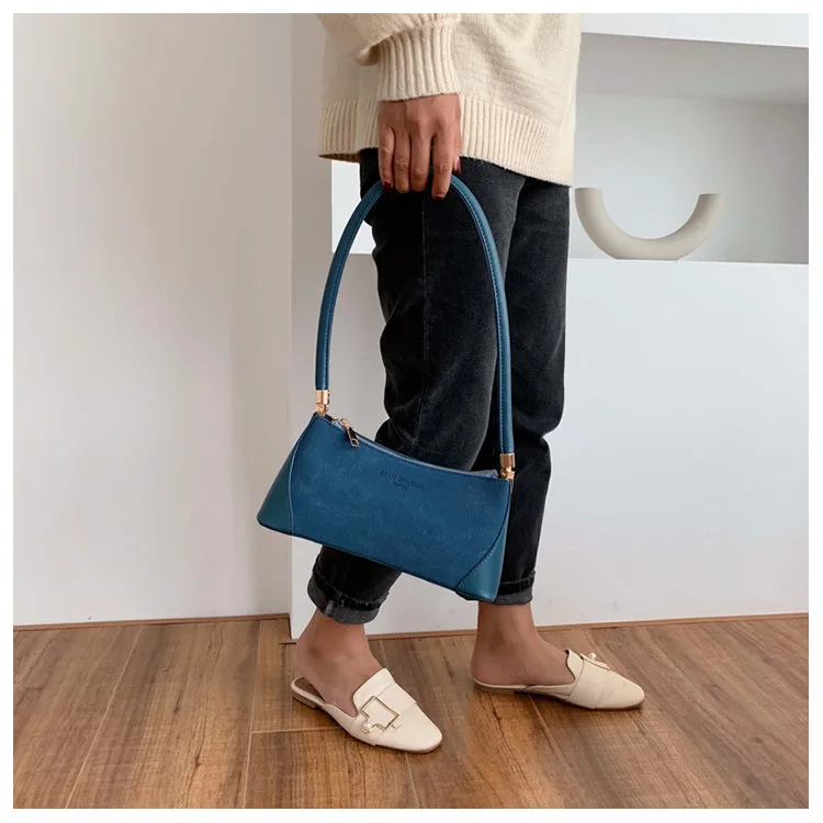 Новые ретро сумки для багета для женщин дизайнерская сумка на плечо Простые сумки известных брендов клатч кошелек стильная маленькая сумка-тоут