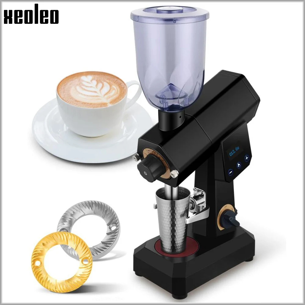 XEOLEO 400g Espresso Coffee grinder Electric Coffee grinder Fixed