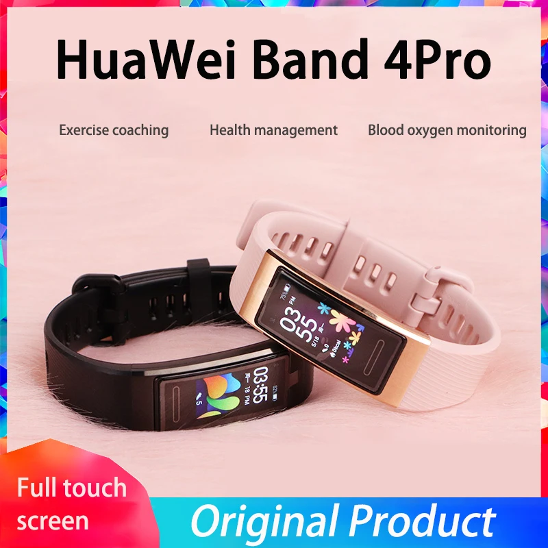 Смарт-браслет Huawei band 4Pro шагомер отслеживание пульса сна кислорода в крови