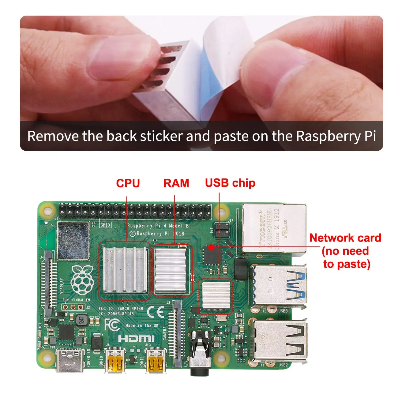 Акриловый чехол для Raspberry Pi 4B и камеры теплоотвод охлаждающий вентилятор кабель