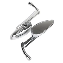 Мотоциклетные торцевые боковые зеркала заднего вида универсальные черные зеркала заднего вида с ЧПУ обработанная заготовка 6061 T6 алюминий