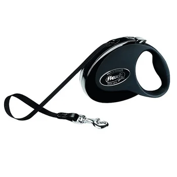 

FLEXI FLEXI COLLECTION TAPE - Flexi-belt leash for animals roulette, 3 m in size S, Black