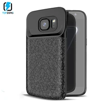 5000 мАч чехол для зарядного устройства для samsung Galaxy S7 Edge силиконовый портативный аккумулятор для зарядки чехол для samsung Galaxy S7