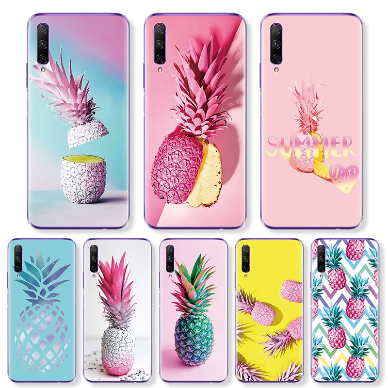 

Summer Pineapple Printed Case For Huawei P30 P20 Lite 2019 P Smart 2019 Silicone TPU Case For Honor 20 Lite 20i 10i 9X Pro Cover
