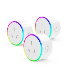 Best Offers ZUCZUG Smart Socket Wifi Mobile Phone Remote Control Home Socket 220V RGB Night Vision Light Voice Control Socket