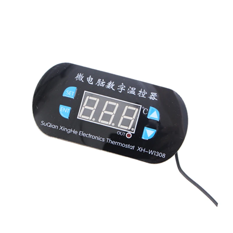 XH-W1308 W1308 AC 220 V Цифровой Регулируемый датчик de calor frio pantalla roja контроллер температуры прерыватель
