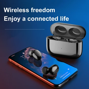 

Earphones Wireless Bluetooth Car Motorcycle Earbuds Charging Case Bluetooth Air 3 TWS Stereo touch In-ear Earbuds Headset / Hand