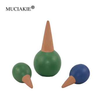 

MUCIAKIE Blue And Green Round Red pottery Automatic Drip Watering Pot Water Seepage Plant Drip Irrigation