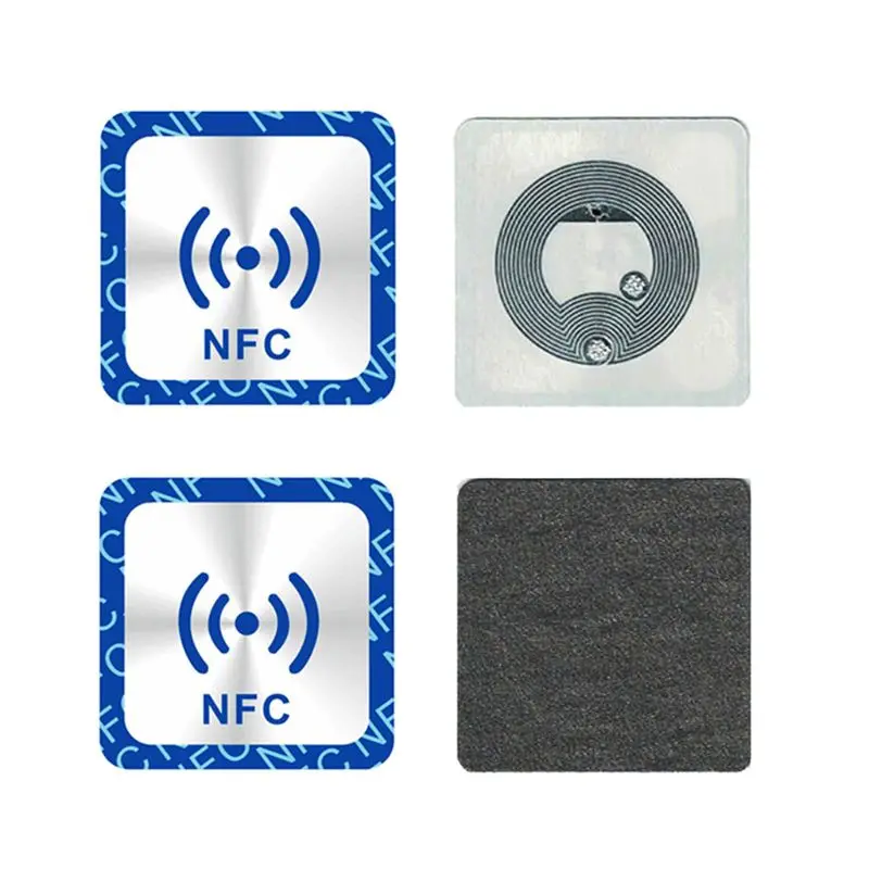 6PCS Universal NFC Ntag213 Tags Anti Metal Sticker NTAG 213 Metallic Badges Token Label for Smart Mobile Phones | Безопасность и