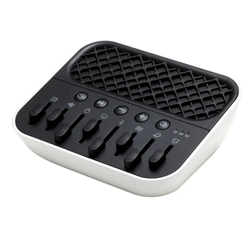 

I81A White Noise Natural Sound Sleep Instrument Creative Fan Sound Sleep Aid Earphone Output US Plug