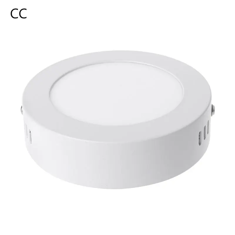 Y-CC LED Panel Light 6W AC90-265V No Drill Mount Indoor Lighting Round Square Surface Ceiling Lamp For Home Office Hotel - Испускаемый цвет: Y-CC