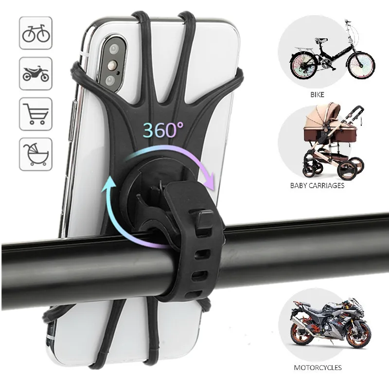 Universal Bike and Motorcycle Phone Mount Bicycle Handlebar Holder Cradle  Stand For Mobile Phone and GPS