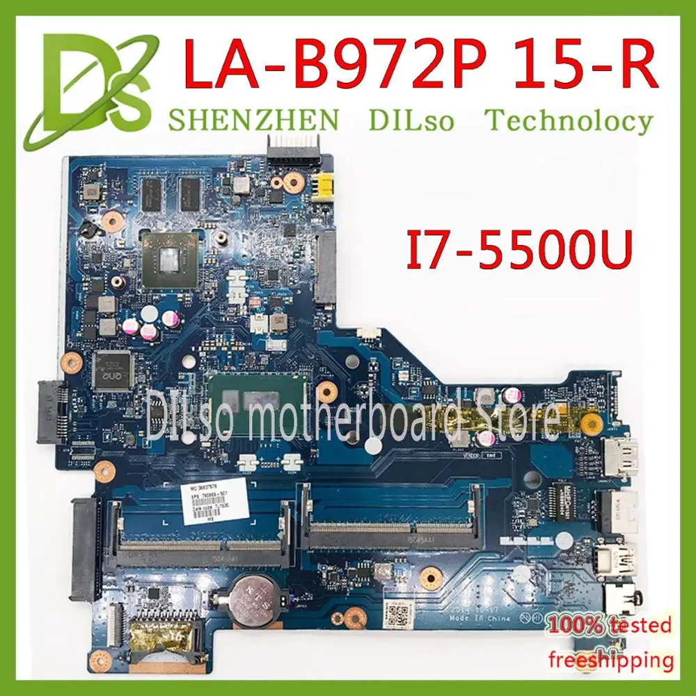 ^Cheap KEFU LA-B972P motherboard for HP 15-R LA-B972P Laptop Motherboard 795814-001 795814-501 I7-5500U CPU original tested 100% ^Cheap KEFU LA-B972P motherboard for HP 15-R LA-B972P Laptop Motherboard 795814-001 795814-501 I7-5500U CPU original tested 100%
