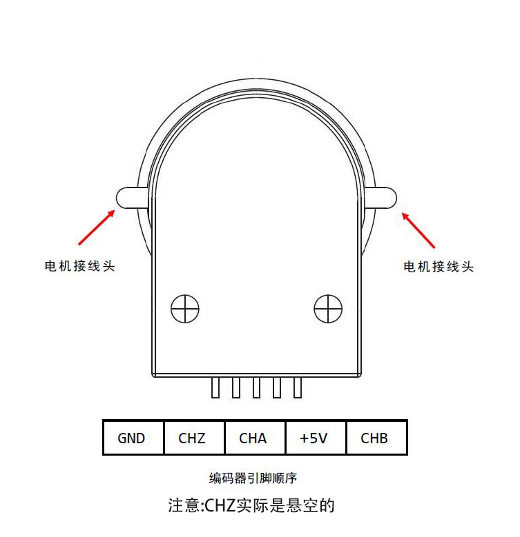 Инкрементный Одноконтурный 500 линия 16:1 24V торможение с энкодером DC щетка сервопривод полый двигатель 90W Замена RE35
